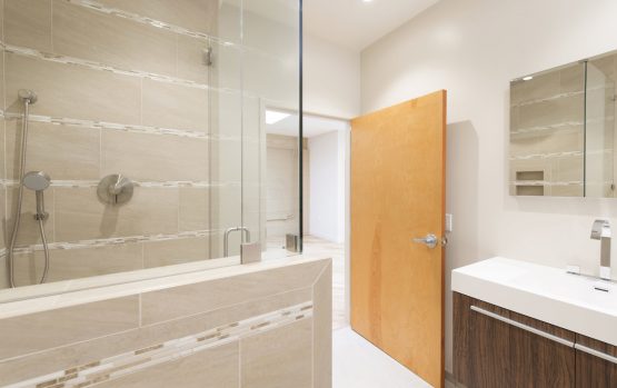 WA Rose Construction turned an old studio apartment into a sleek, beautiful pied a terre.