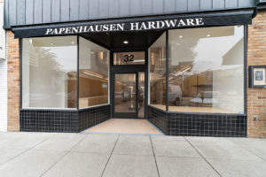 WA Rose Construction: We did a complete rebuild for Papenhausen Hardware after it was badly damaged by fire in SF's West Portal neighborhood